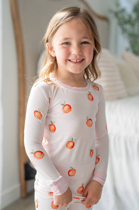 sweet-peach-two-piece-pajama-set Boosh Baby - Sophia's Style-1
